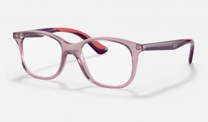 Ray Ban RB1604 Optics Kids' Eyeglasses Purple | 54783-UYKF