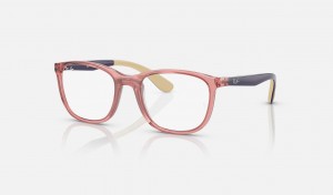 Ray Ban RB1620 Optics Kids' Eyeglasses Pink | 40857-NPFJ