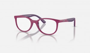 Ray Ban RB1622 Optics Bio-based Kids' Eyeglasses Pink | 14396-GURA