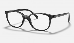 Ray Ban RB1900 Optics Kids' Eyeglasses Black | 04675-LEDJ