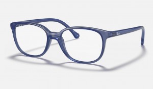 Ray Ban RB1900 Optics Kids' Eyeglasses Blue | 57926-PJKC