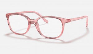 Ray Ban RB1900 Optics Kids' Eyeglasses Pink | 40291-RGEO