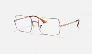 Ray Ban RB1969v Rectangle Men's Eyeglasses Copper | 16532-VZIU