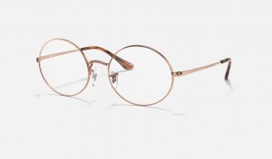 Ray Ban RB1970v Oval Men's Eyeglasses Copper | 38159-LXRW