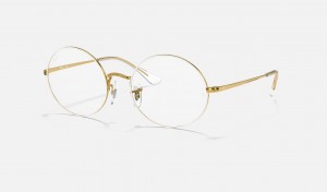 Ray Ban RB1970v Oval Women's Eyeglasses White | 30586-PQGA