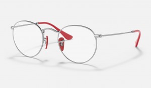 Ray Ban RB3447vm Scuderia Ferrari Collection Men's Eyeglasses Silver | 36275-CLKU