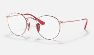 Ray Ban RB3447vm Scuderia Ferrari Collection Men's Eyeglasses Copper | 48397-PKVL