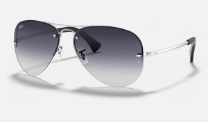 Ray Ban RB3449 Men's Sunglasses Grey | 01824-EPUW