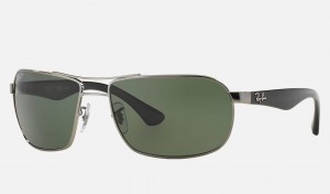 Ray Ban RB3492 Men's Sunglasses Green | 49230-LZKT