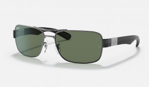 Ray Ban RB3522 Men's Sunglasses Green | 83256-SHAO