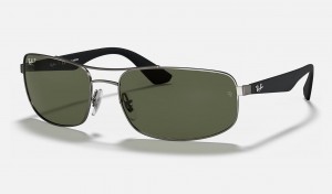 Ray Ban RB3527 Men's Sunglasses Green | 42615-TAXE