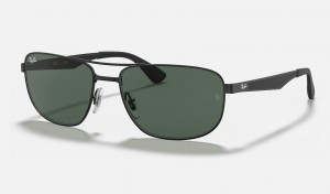 Ray Ban RB3528 Men's Sunglasses Green | 30756-QUVZ