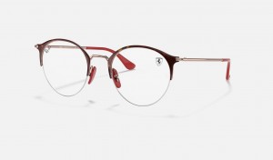 Ray Ban RB3578vm Scuderia Ferrari Collection Men's Eyeglasses Red | 40239-XGTI