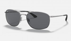 Ray Ban RB3654 Men's Sunglasses Grey | 79542-UMYT