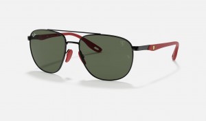 Ray Ban RB3659m Scuderia Ferrari Collection Men's Sunglasses Green | 01652-LSGT