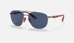 Ray Ban RB3659m Scuderia Ferrari Collection Men's Sunglasses Blue | 97803-NZWA