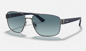 Ray Ban RB3663 Men's Sunglasses Blue | 26341-EDCL