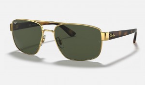 Ray Ban RB3663 Men's Sunglasses Green | 93812-ZUKO