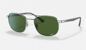 Ray Ban RB3670ch Chromance Men's Sunglasses Green | 40932-LGDX