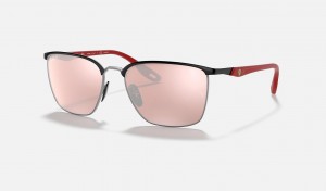 Ray Ban RB3673m Scuderia Ferrari Collection Women's Sunglasses Silver | 04582-LUCD