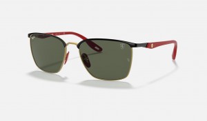 Ray Ban RB3673m Scuderia Ferrari Collection Men's Sunglasses Green | 23468-IGJK