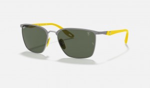 Ray Ban RB3673m Scuderia Ferrari Collection Men's Sunglasses Green | 73258-HQYI