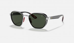 Ray Ban RB3674m Scuderia Ferrari Collection Men's Sunglasses Green | 37025-ZAON