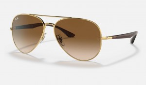 Ray Ban RB3675 Men's Sunglasses Brown | 28156-BRPN