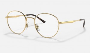 Ray Ban RB3681 Optics Men's Eyeglasses Gold | 54281-QWZT