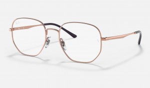 Ray Ban RB3682 Optics Women's Eyeglasses Gold | 09768-AQZJ