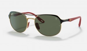 Ray Ban RB3685m Scuderia Ferrari Collection Men's Sunglasses Green | 42179-CYZS