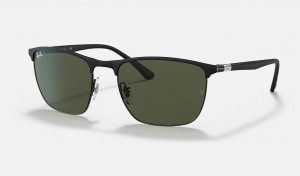 Ray Ban RB3686 Men's Sunglasses Green | 36102-WZAX