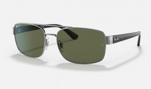 Ray Ban RB3687 Men's Sunglasses Green | 57124-LSWX