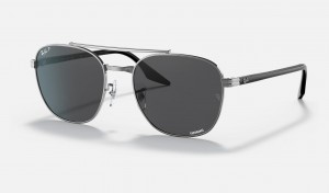 Ray Ban RB3688 Men's Sunglasses Grey | 30769-ILCR