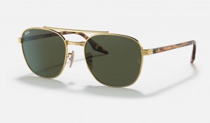 Ray Ban RB3688 Women's Sunglasses Green | 83745-NLUD