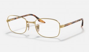 Ray Ban RB3690 Optics Men's Eyeglasses Gold | 09152-HCPI