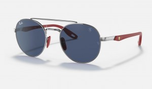 Ray Ban RB3696m Scuderia Ferrari Collection Women's Sunglasses Blue | 94580-JOWE