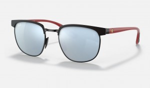 Ray Ban RB3698m Scuderia Ferrari Collection Men's Sunglasses Silver | 39716-DJOM