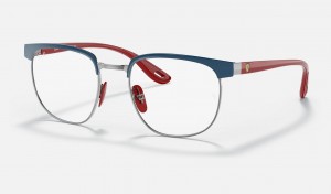 Ray Ban RB3698vm Scuderia Ferrari Collection Men's Eyeglasses Blue | 75083-TZBE