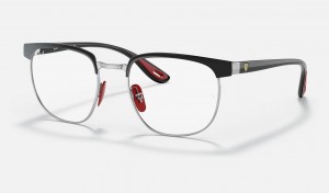 Ray Ban RB3698vm Scuderia Ferrari Collection Women's Eyeglasses Silver | 50136-VPDM