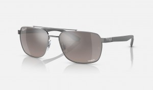 Ray Ban RB3701 Men's Sunglasses Grey | 54937-WMYO