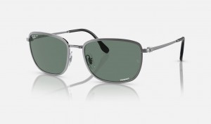 Ray Ban RB3705 Chromance Men's Sunglasses Grey | 15028-PUJD