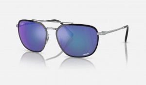 Ray Ban RB3708 Chromance Men's Sunglasses Grey | 06718-MHUR