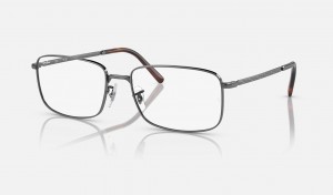 Ray Ban RB3717 Optics Men's Eyeglasses Grey | 07456-JHUR