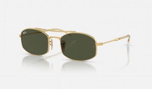 Ray Ban RB3719 Men's Sunglasses Green | 06395-BFSP