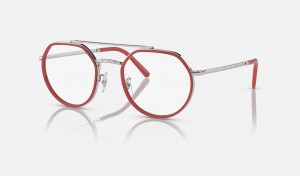 Ray Ban RB3765v Optics Women's Eyeglasses Silver | 90735-HWED