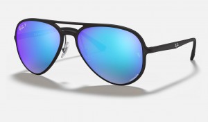 Ray Ban RB4320ch Chromance Men's Sunglasses Blue | 48652-CEUX