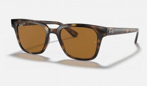 Ray Ban RB4323 Men's Sunglasses Brown | 84960-FQKO