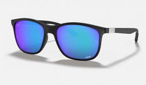 Ray Ban RB4330ch Chromance Men's Sunglasses Blue | 03456-WHFL