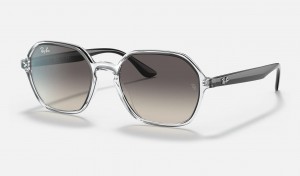 Ray Ban RB4361 Men's Sunglasses Grey | 85296-EQBH